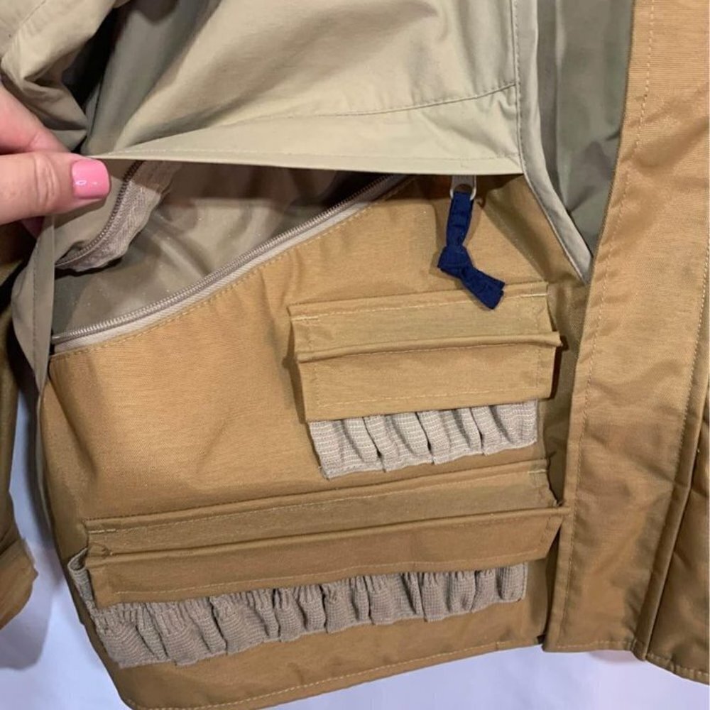🦆 Columbia mens “great outdoorsman” coat. Dozens of pockets, loops and wat… - Picture 3 of 12